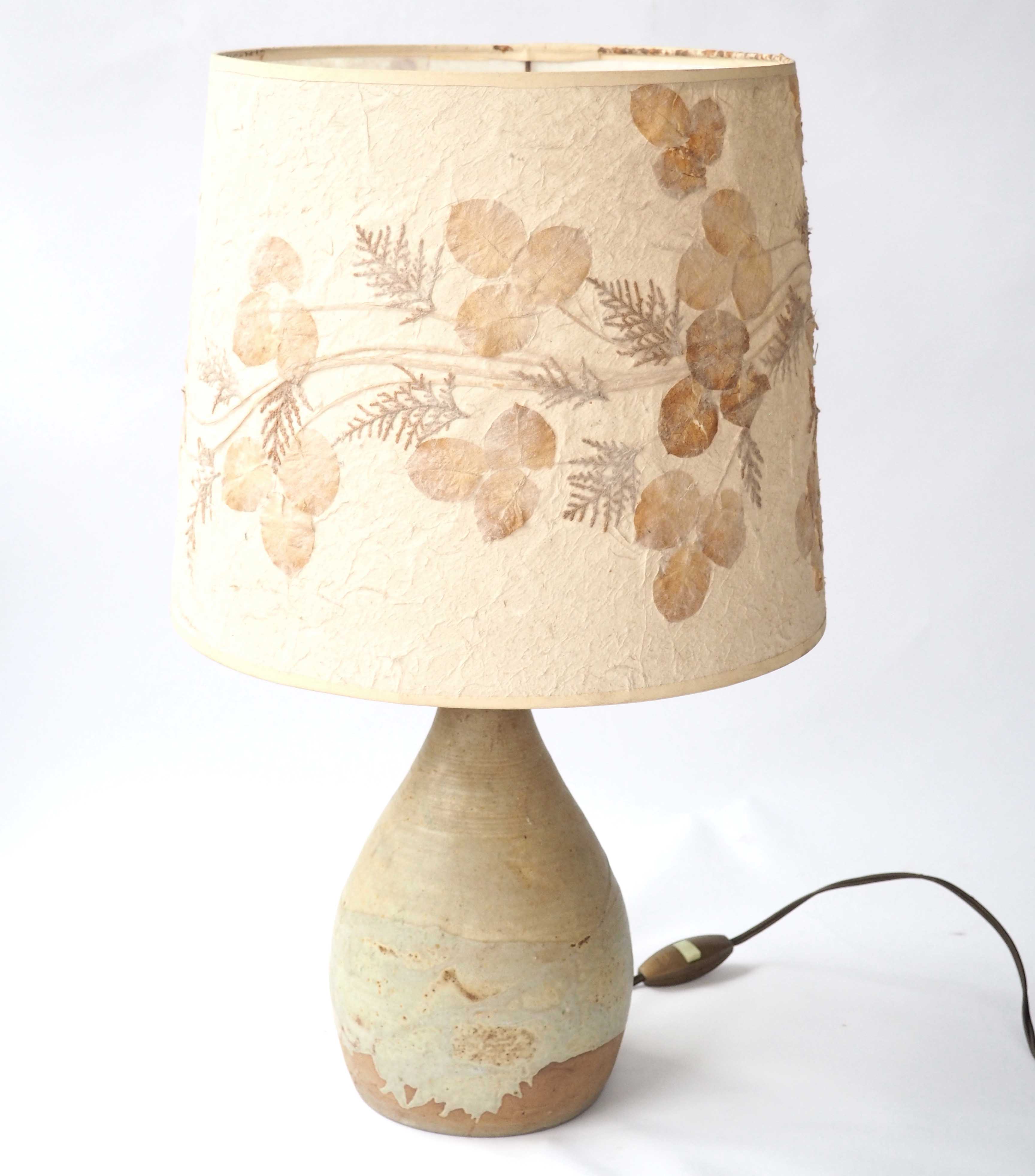 Stoneware lamp