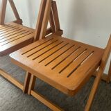 Paire de chaises pliantes vintage des années 70-80