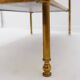 Two-tier side table with eglomisé mirror by Maison Jansen, French.