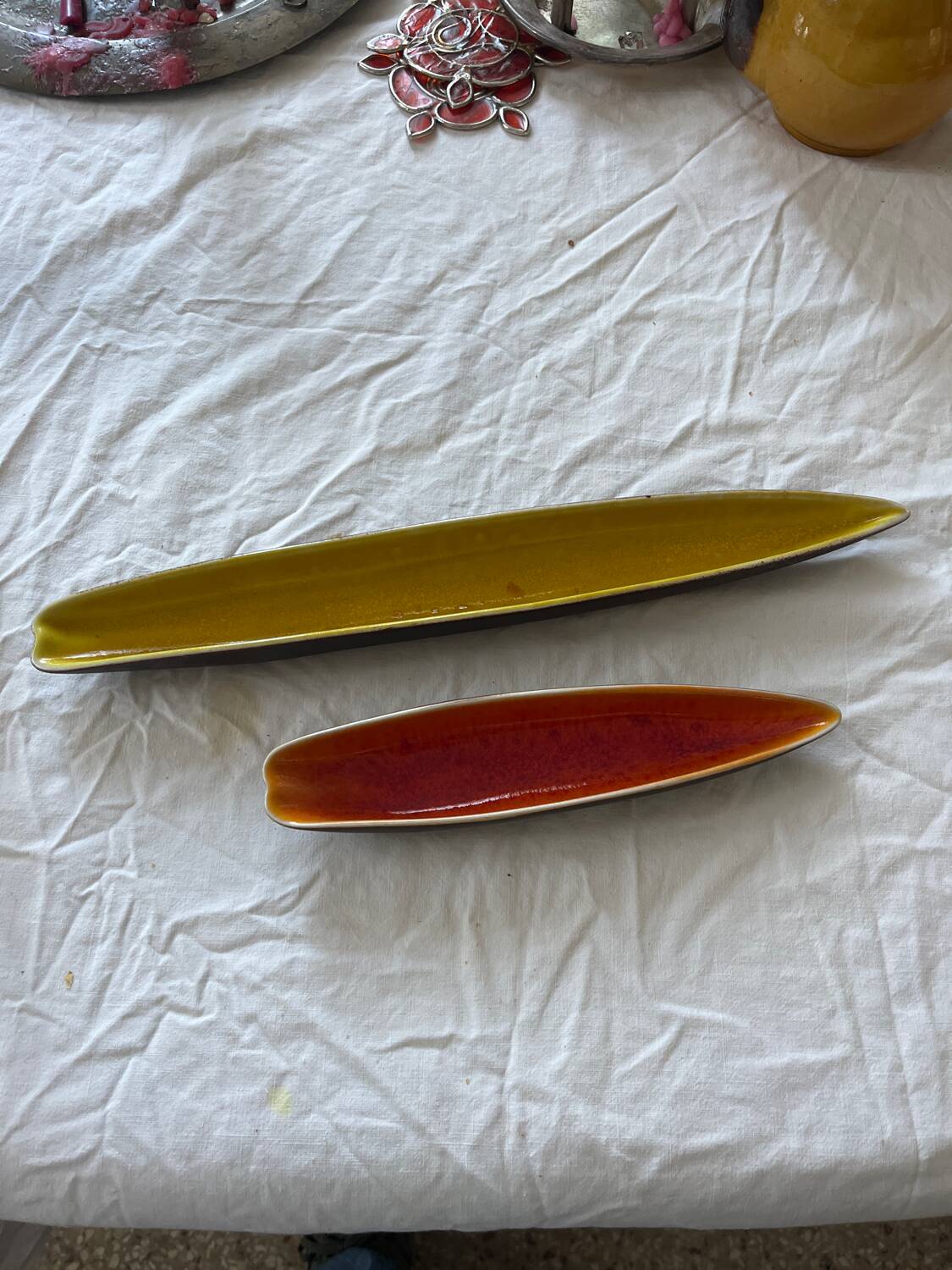 Ceramic aperitif plate