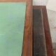 Bureau plat a caisson de style Napoléon III en acajou XIX siècle