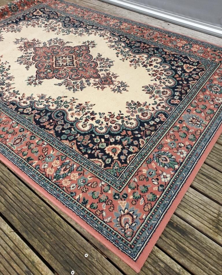 Vintage carpet oriental pattern L233X160