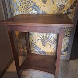Table d'appoint console bois a rabat, style Art Déco