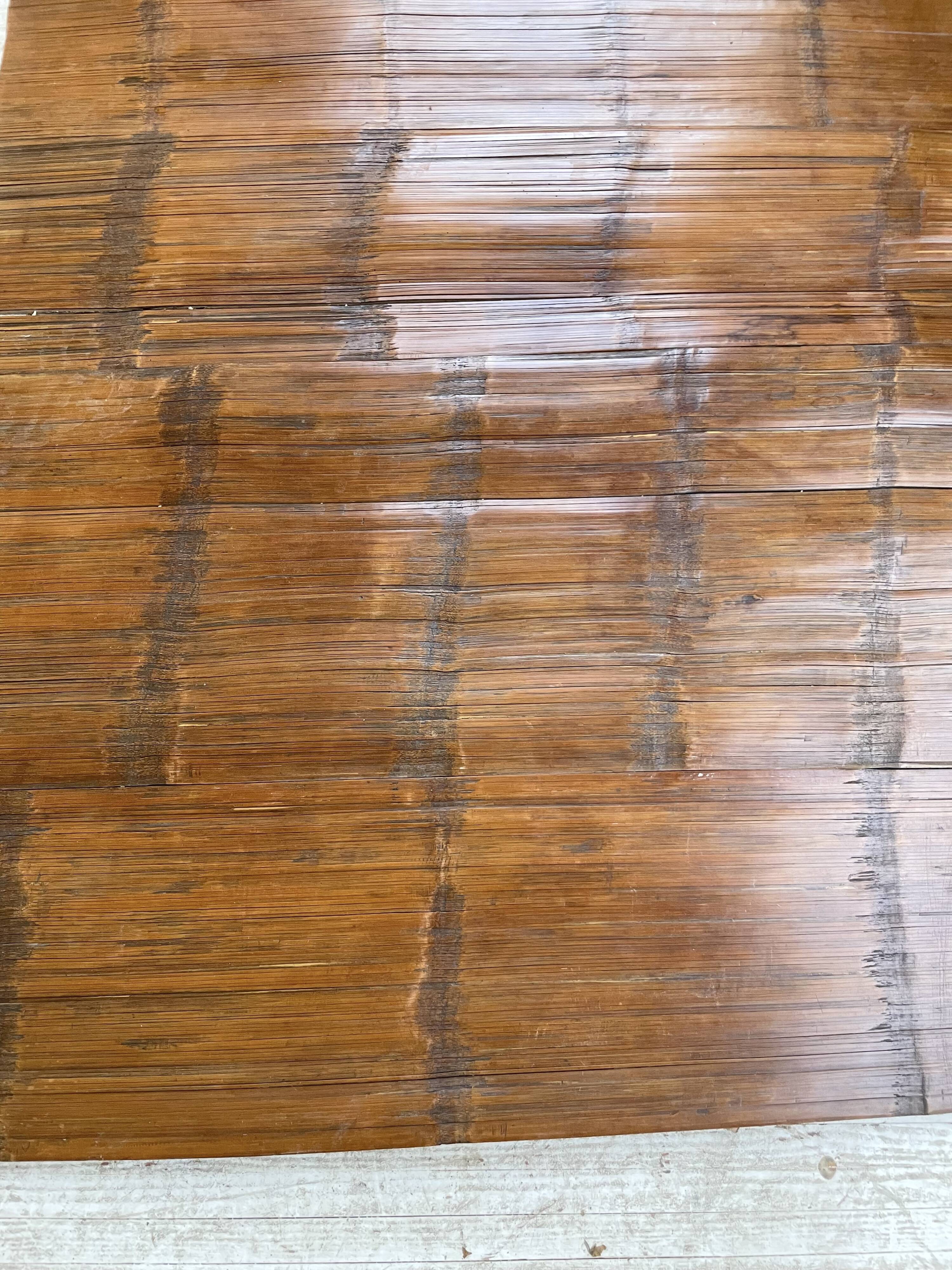 Tapis en bois tribu Akha Birmanie