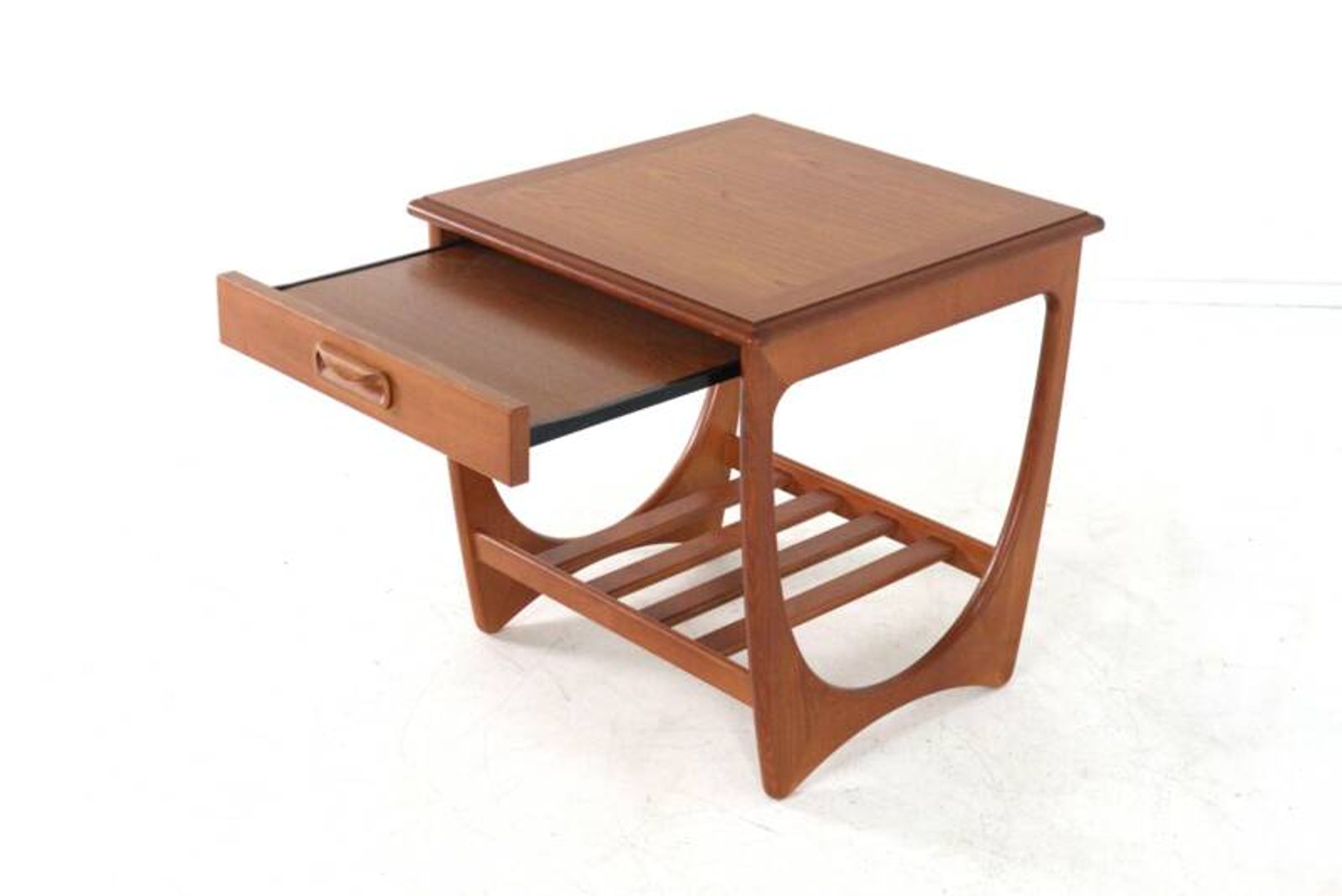 G-Plan side table with pull-out drawer - mid century modern