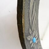 Oval Flower Mirror