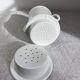 Pillivuyt France white porcelain teapot