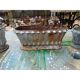 4 cast iron planters from 1900 from Charleville-Mézières