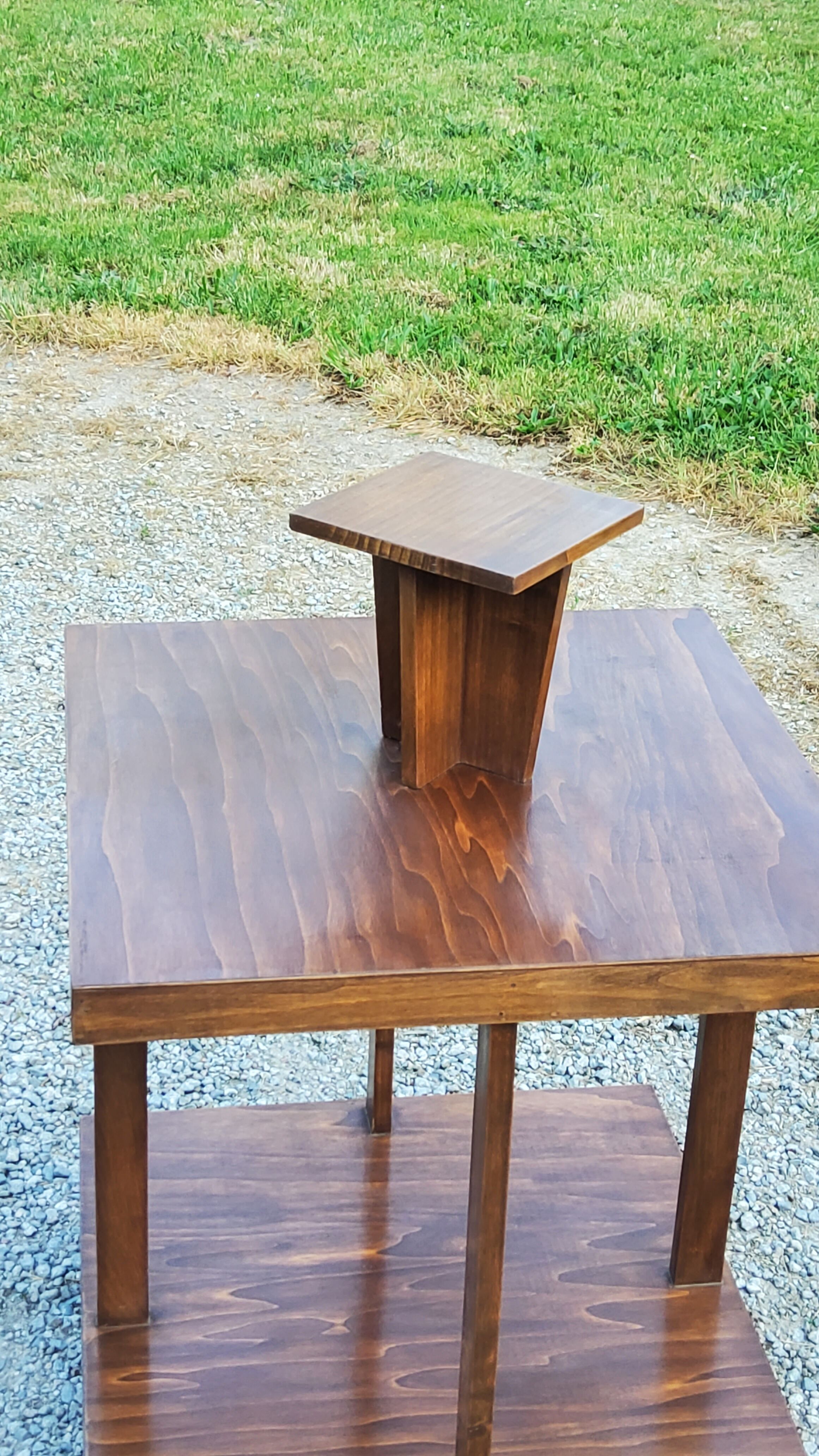 Art Deco pedestal table from the 30s