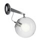Miconos wall light by Ernesto Gismondi for Artemide in blown glass.