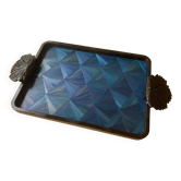 Plateau marqueté