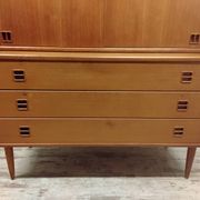Scandinavian bookcase, chest of drawers