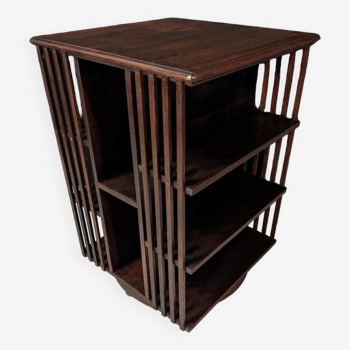 Mahogany Rotating Bookcase