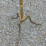 50s floor lamp in gilded brass