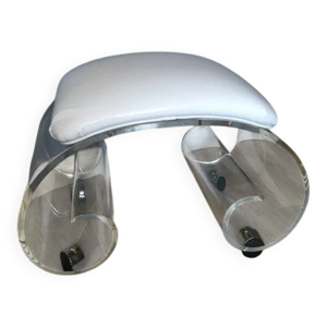 Banc roulant vintage - lucite