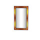 A large backlit mirror, Denmark 1960s.