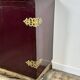 1950's lacquered wood and brass sideboard