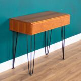 Retro Teak 1960s Tapley Console Table With Drawer