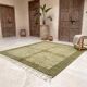 Tapis en laine pure fait main traditionnelle taille 1,5/3,5 m