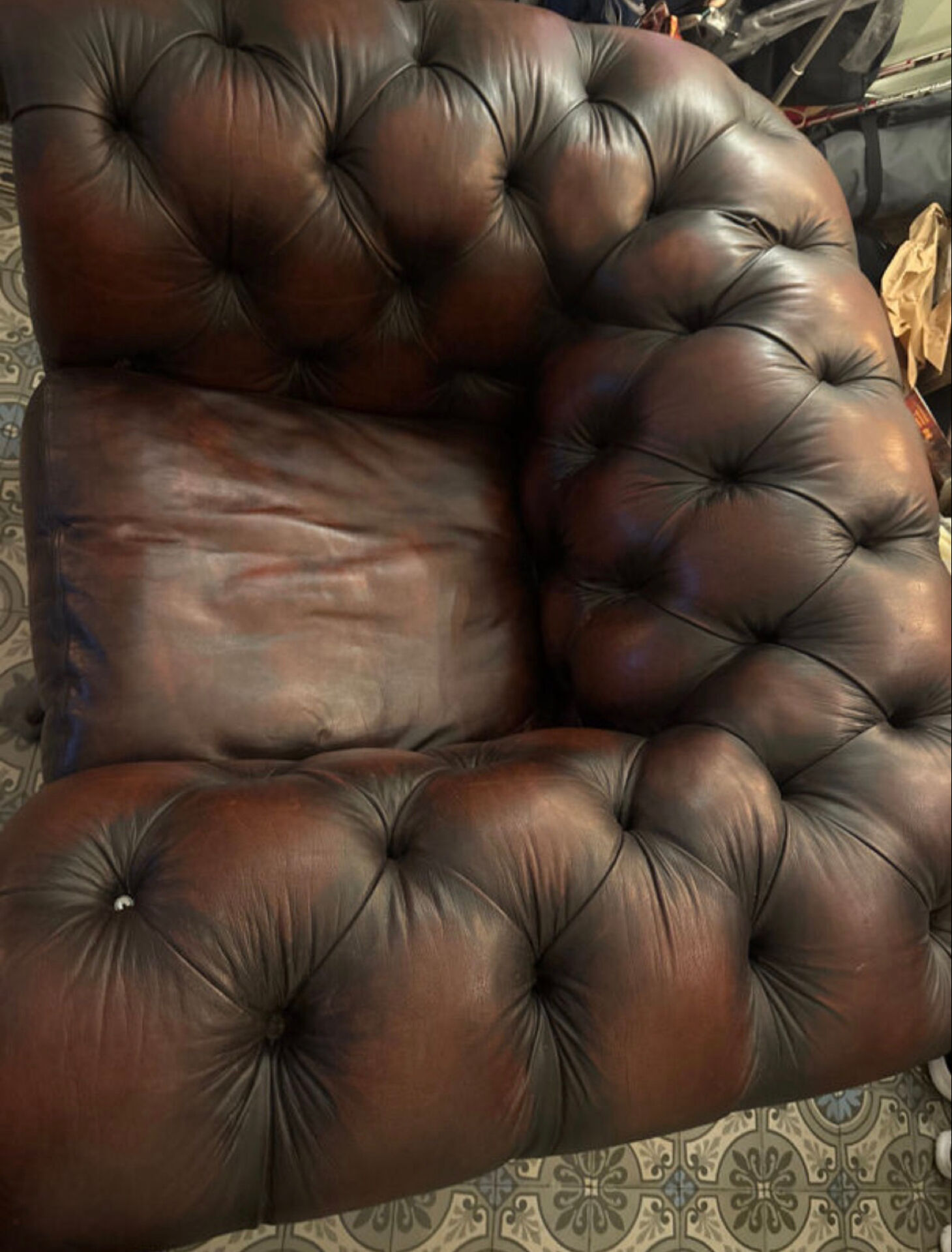 Chesterfield armchair