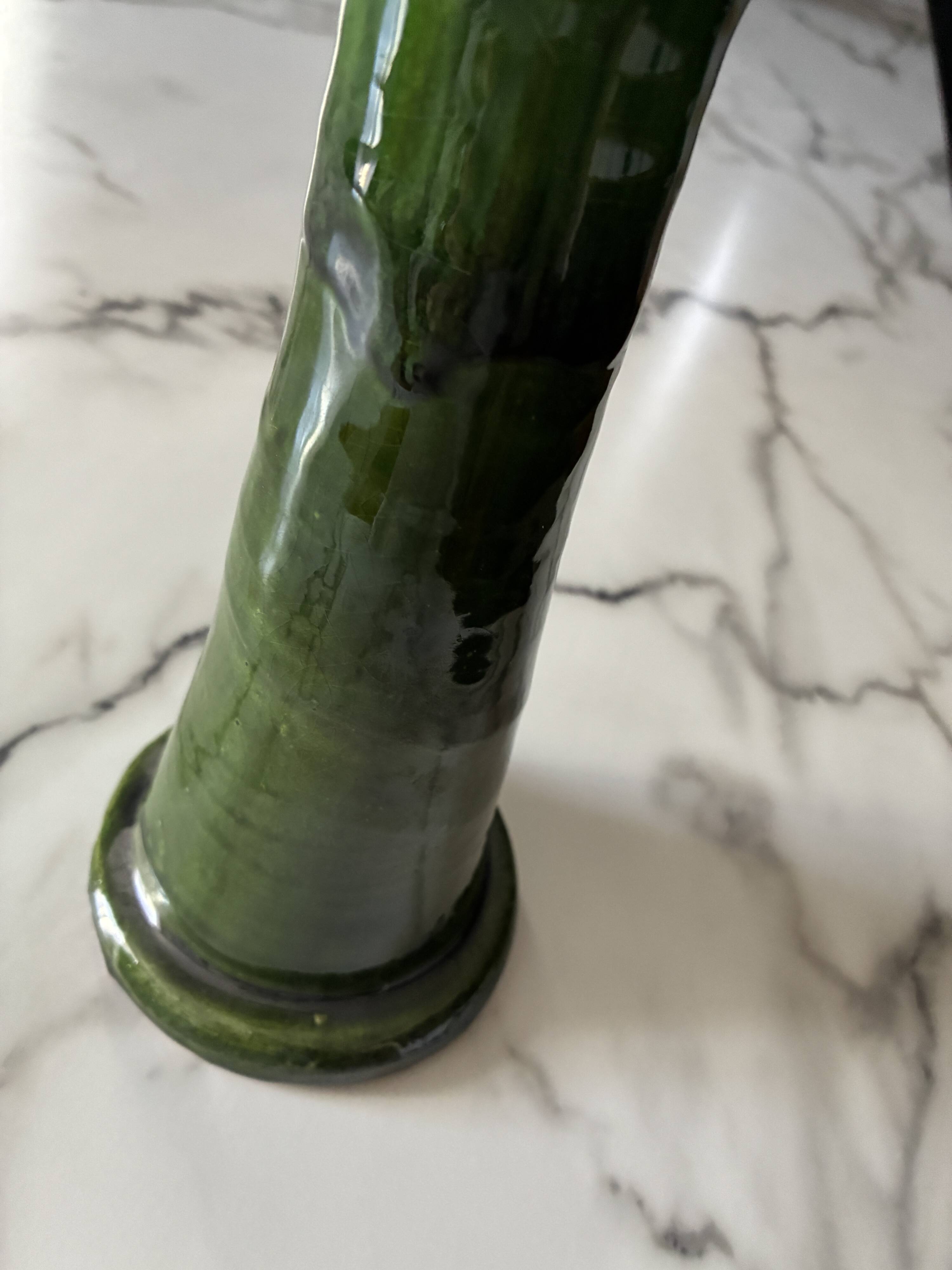 Tamegroute ceramic candlestick