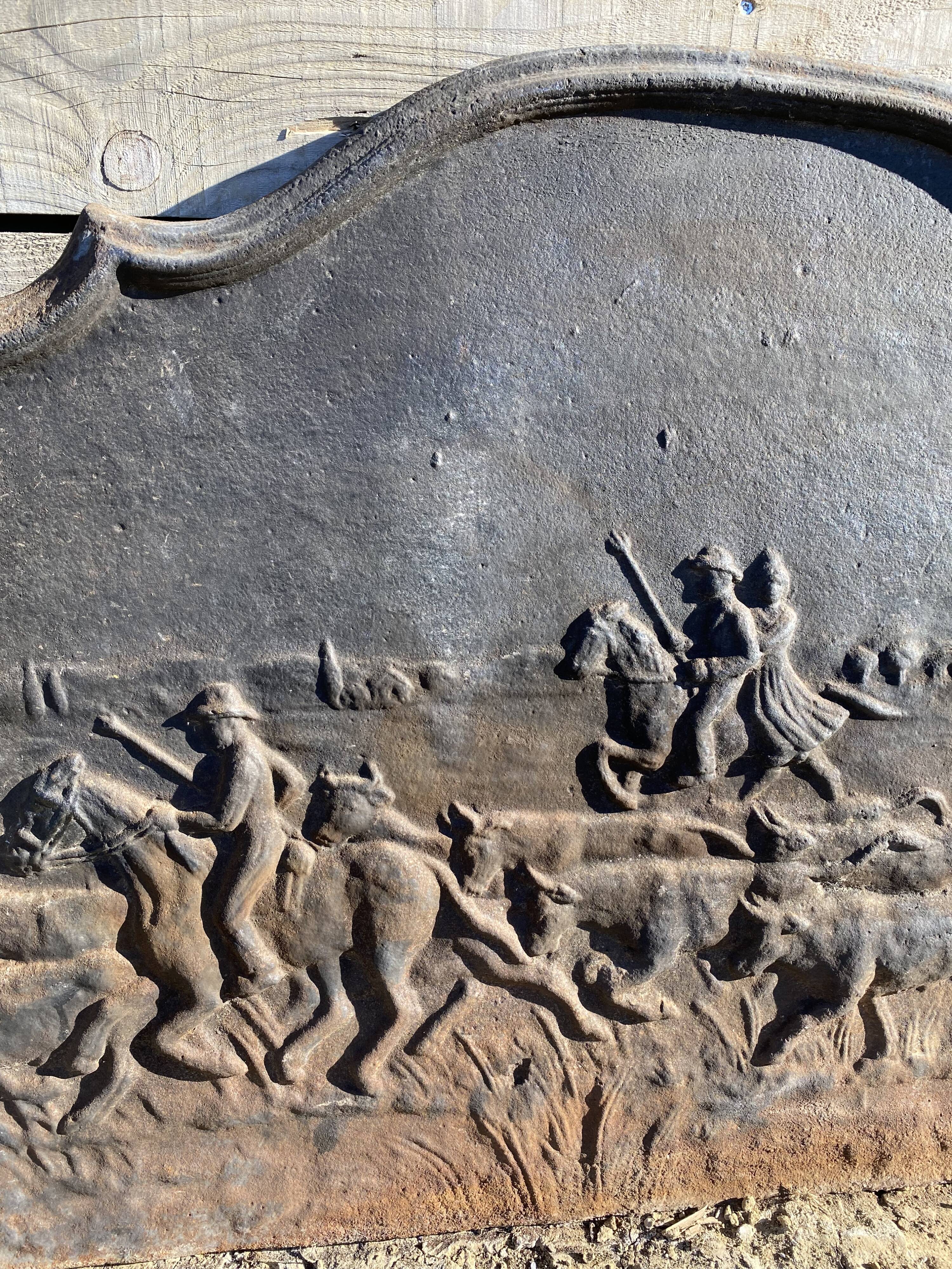 Fireplace plate Camargue Arlesian