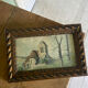 Watercolor signed 1943 Fay-Lès-Nemours French landscape