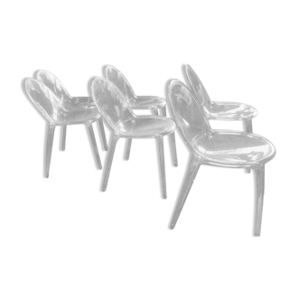 6 Chaises "Loop" de Roche Bobois