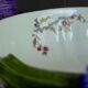 Flat porcelain bowl B & C Limoges L. Bernardaud & Cie France