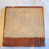 Enamelled ceramic tile le cavalier Vallauris 1960