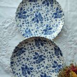 Set of 2 Royal Tudor dessert plates Bouquet model