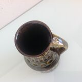 Polychrome ceramic soliflore vase by Bay Keramik / vintage 60s-70s