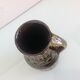 Polychrome ceramic soliflore vase by Bay Keramik / vintage 60s-70s