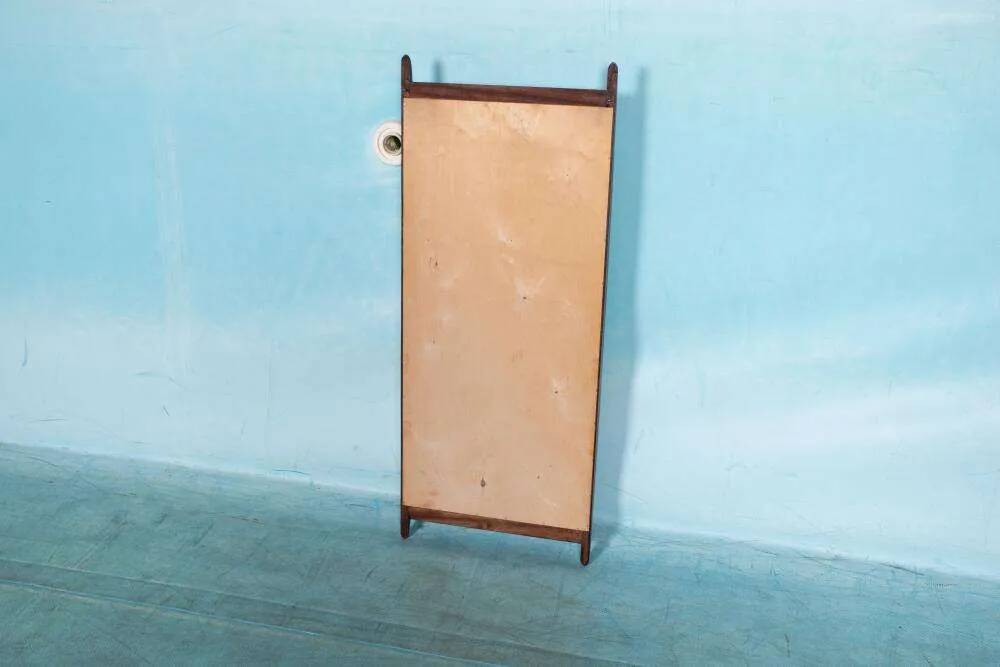 Scandinavian teak mirror from the 1960s.