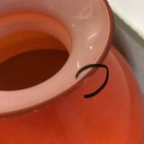 Orange opaline lampshade