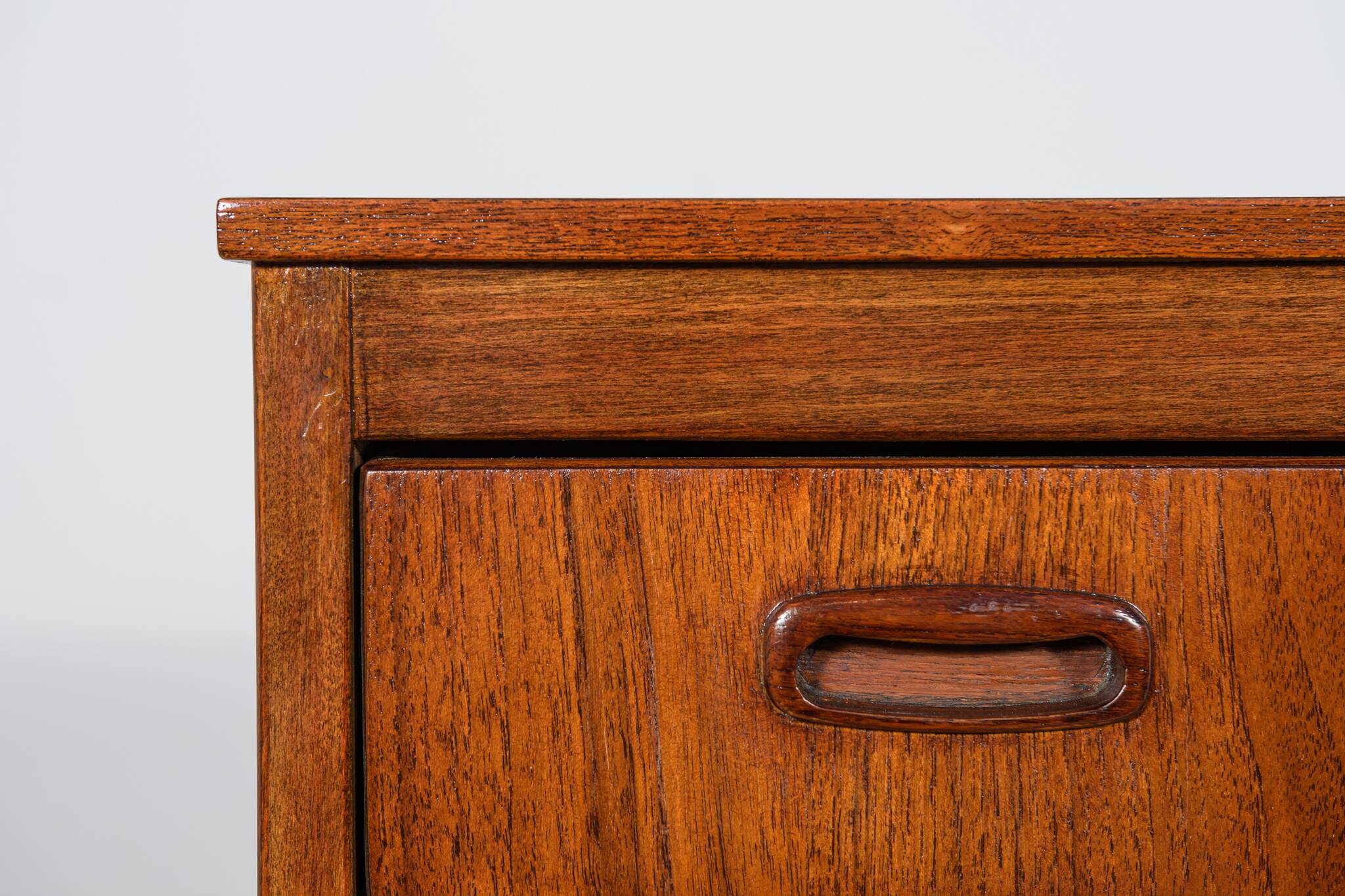 Commode en teck de style Mid-Century, Danemark, années 1960