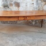 Table de ferme en merisier