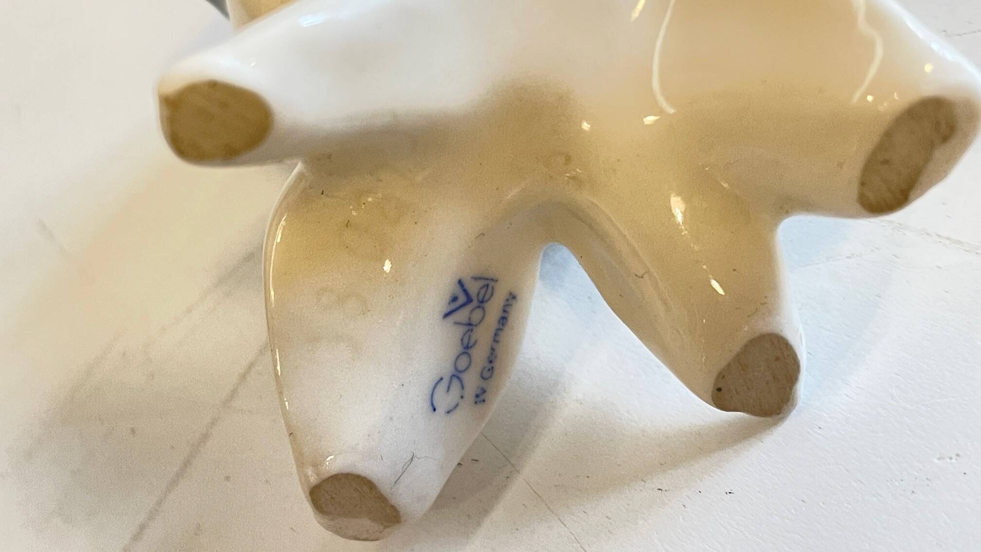 Small bird vintage german porcelain