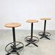 French vintage Industrial barstools
