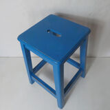 Painted wooden workshop stool