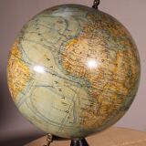 Terrestrial globe by J. Forest from the early 20th century