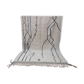 Tapis Beni Ouarain en laine vintage marocain berber 283 x 192 cm