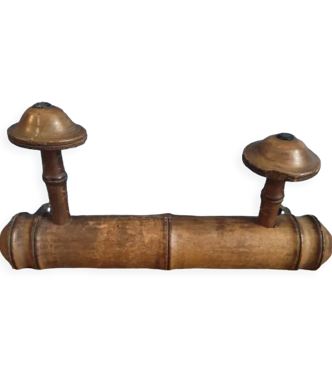 Porte manteaux bois 2 patères
