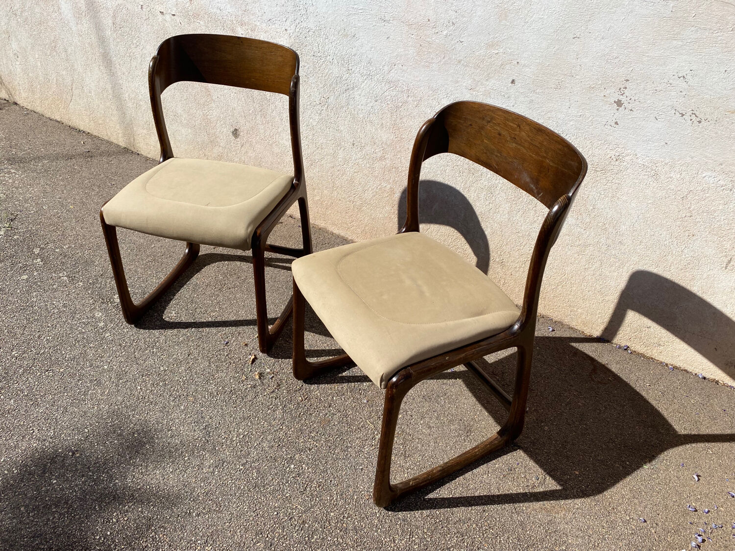 Baumann sleigh chairs