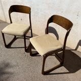Baumann sleigh chairs