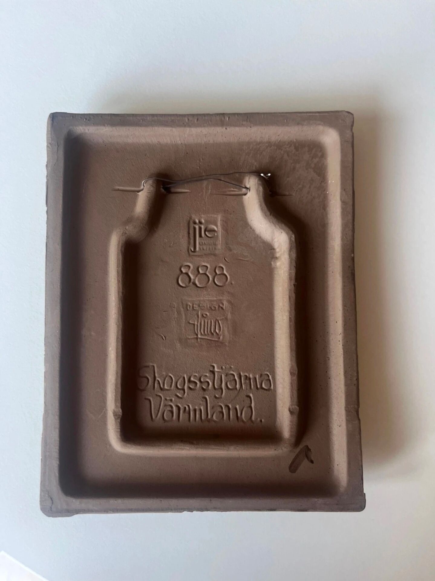 Ceramic wall plaque Jie Gantofta Sweden