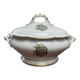Vegetable dish in porcelain from Vierzon, 19th century.