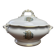 Vegetable dish in porcelain from Vierzon, 19th century.