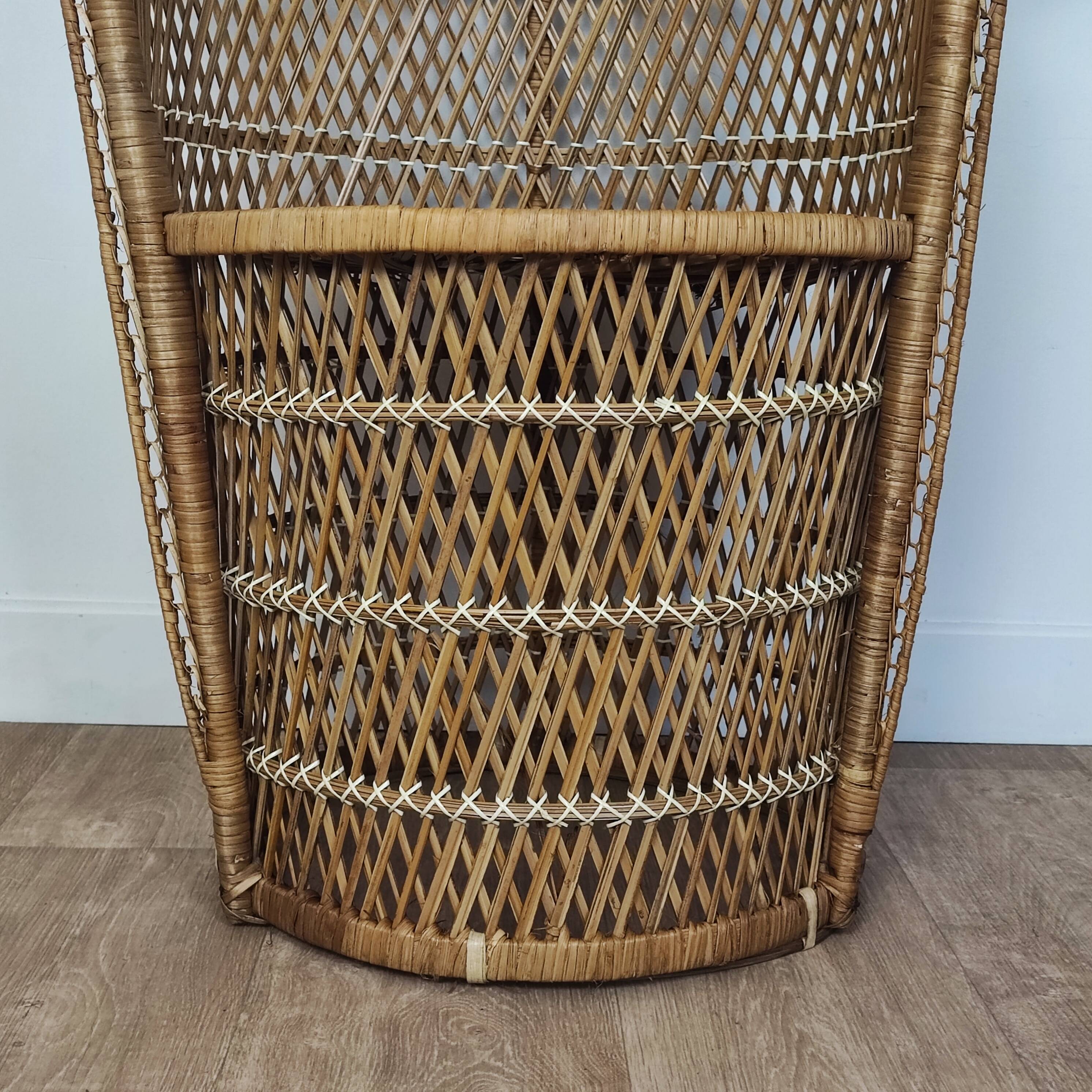 Fauteuil en rotin "Emmanuelle"