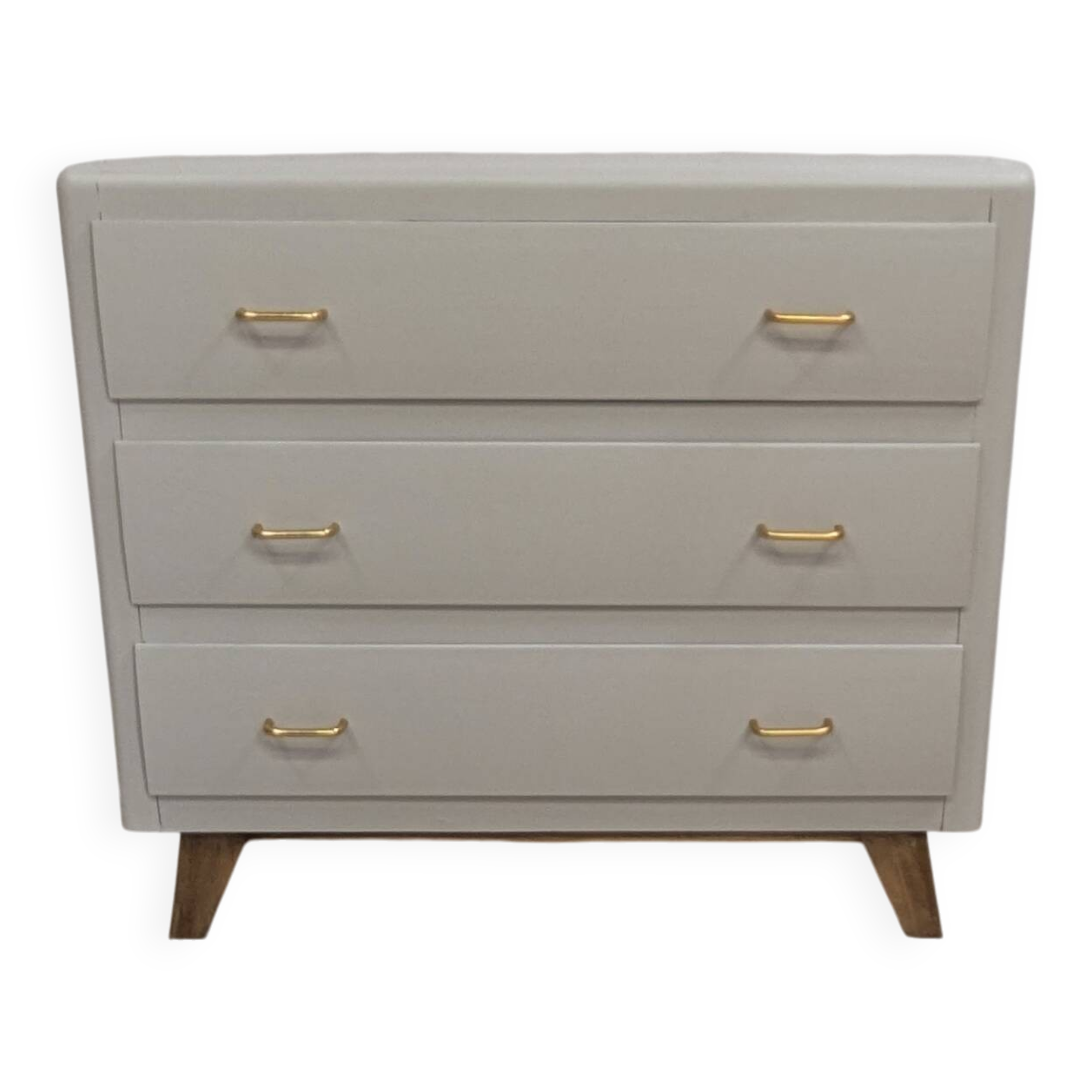 Compass Foot Chest of Drawers 1960 Vintage Design